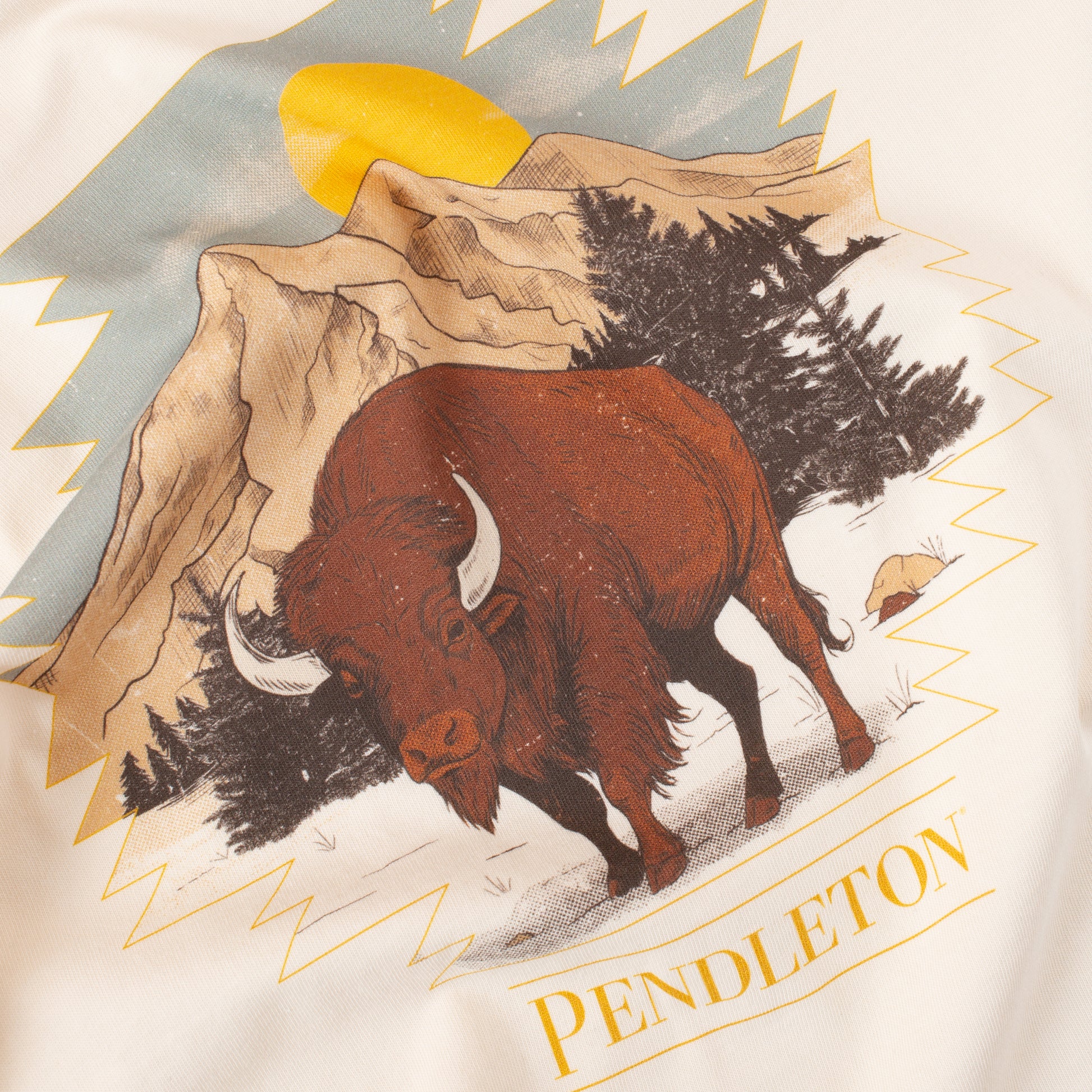 Buffalo T-Shirt - Weiß