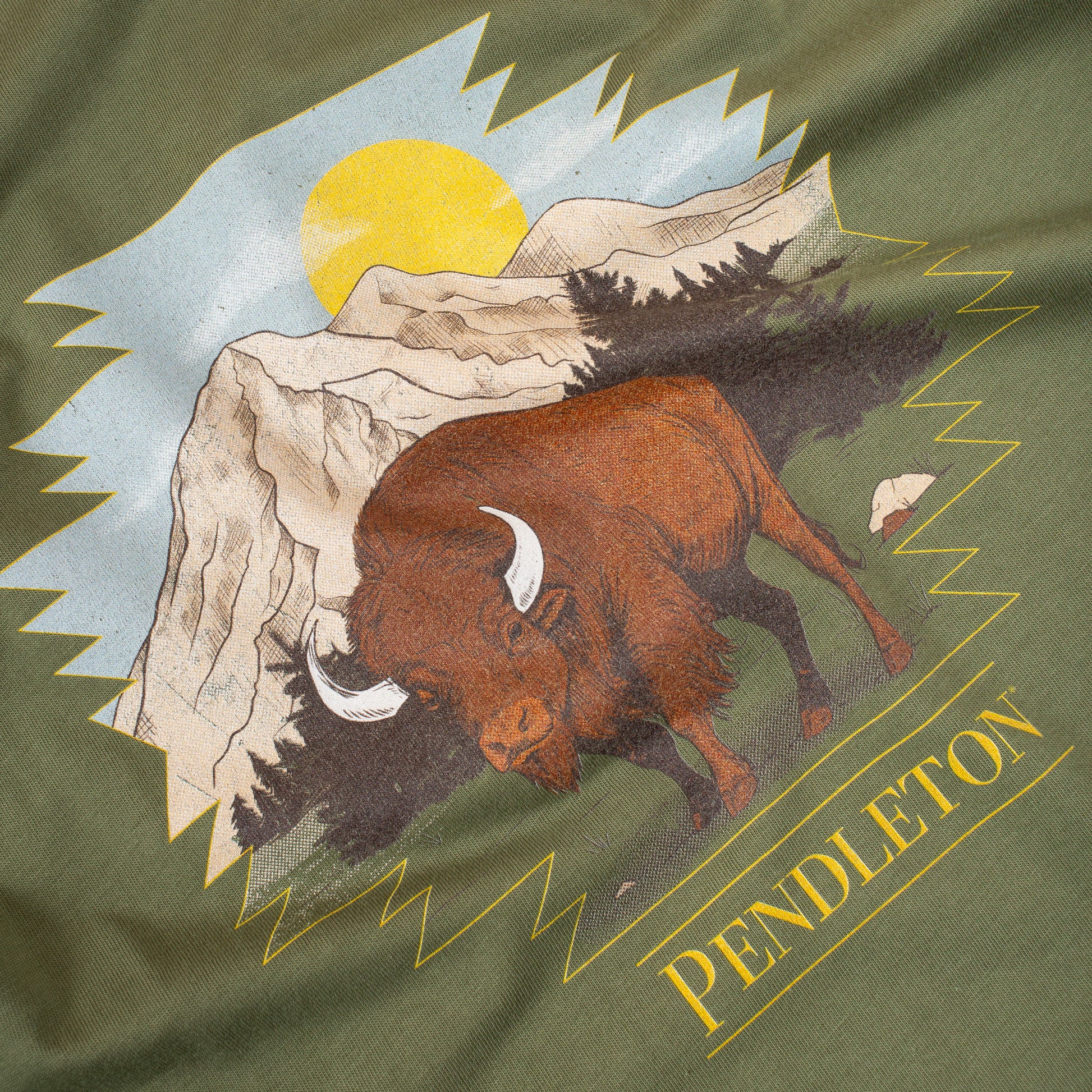 T-shirt Buffalo - Olive