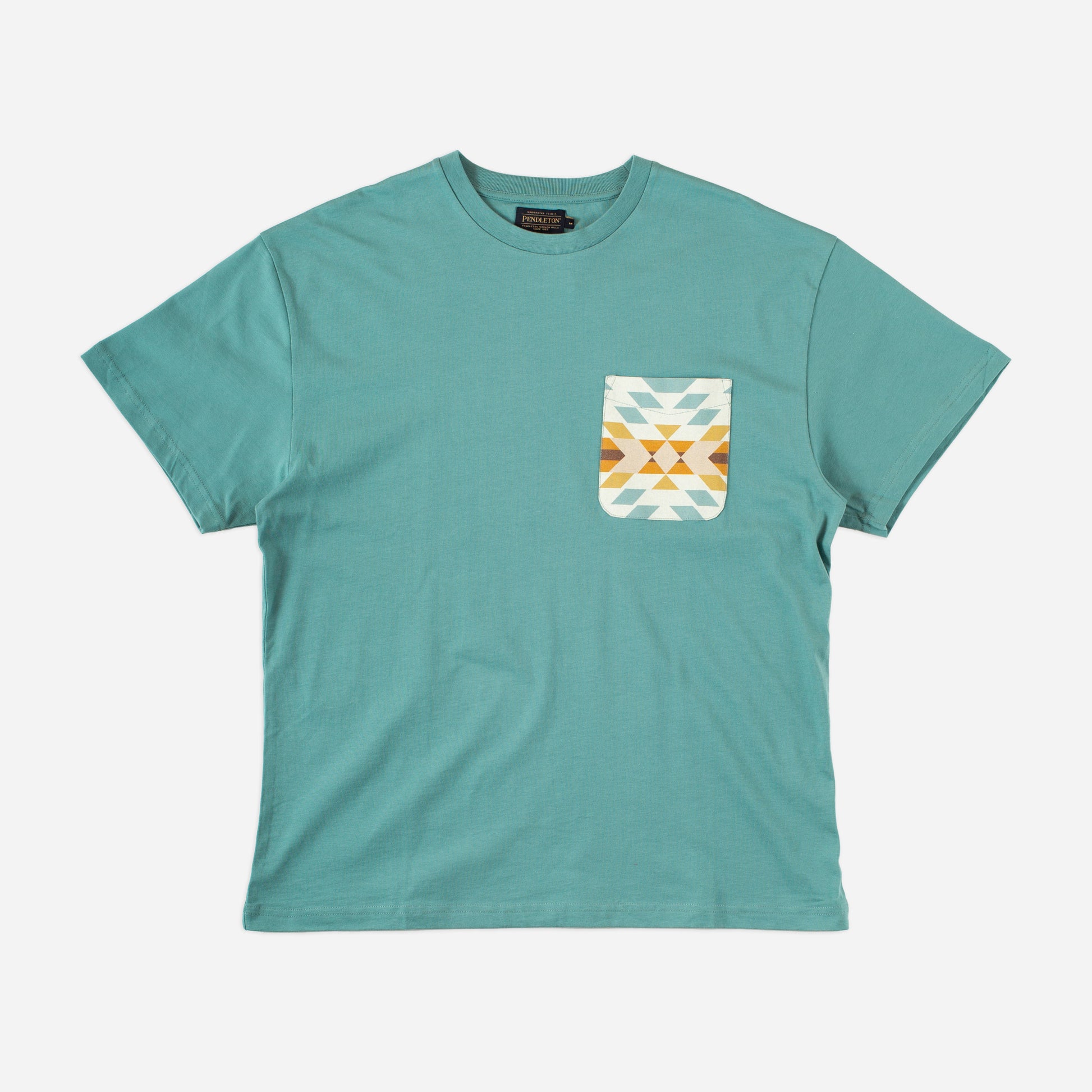 T-shirt à poche Rancho Arroyo - Bleu canard/Rancho Arroyo