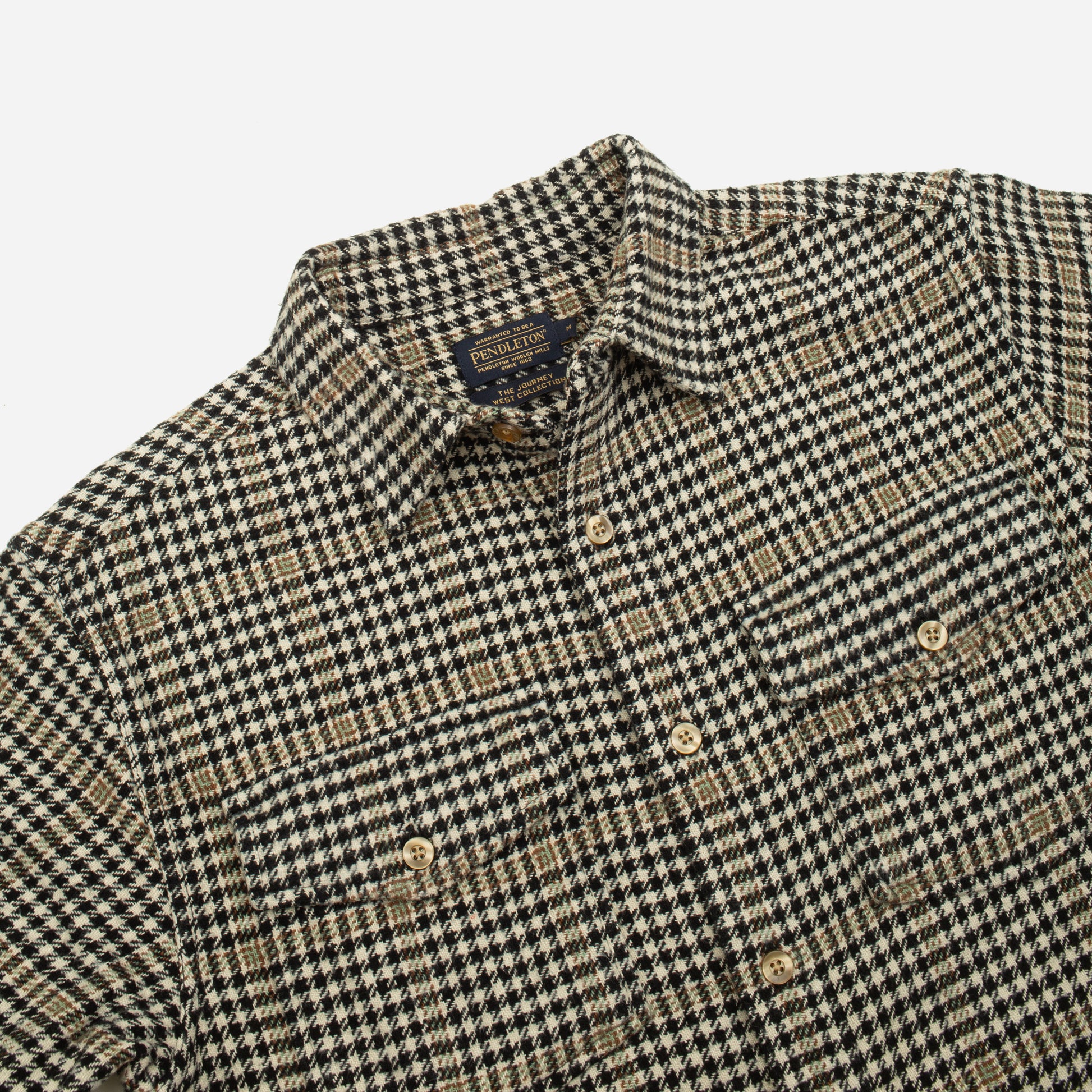 Big Pocket Check Shirt - White/Grey
