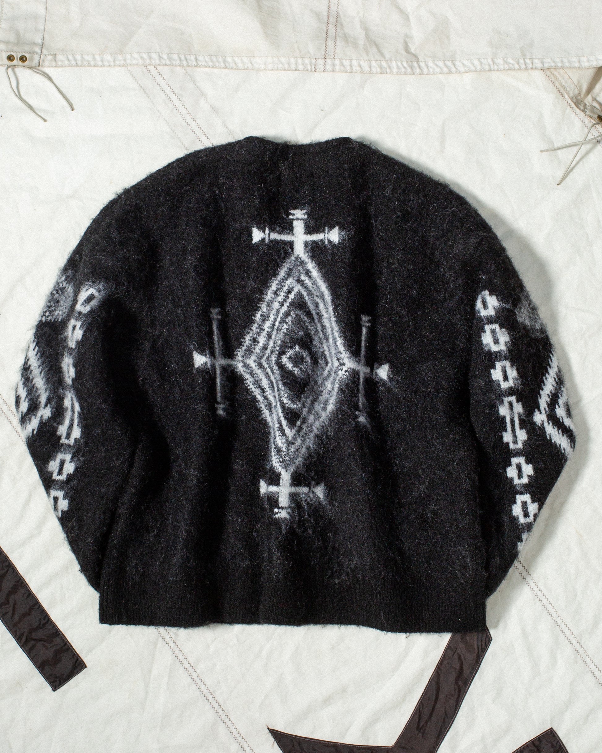 Mohair Cardigan - Los Ojos Black