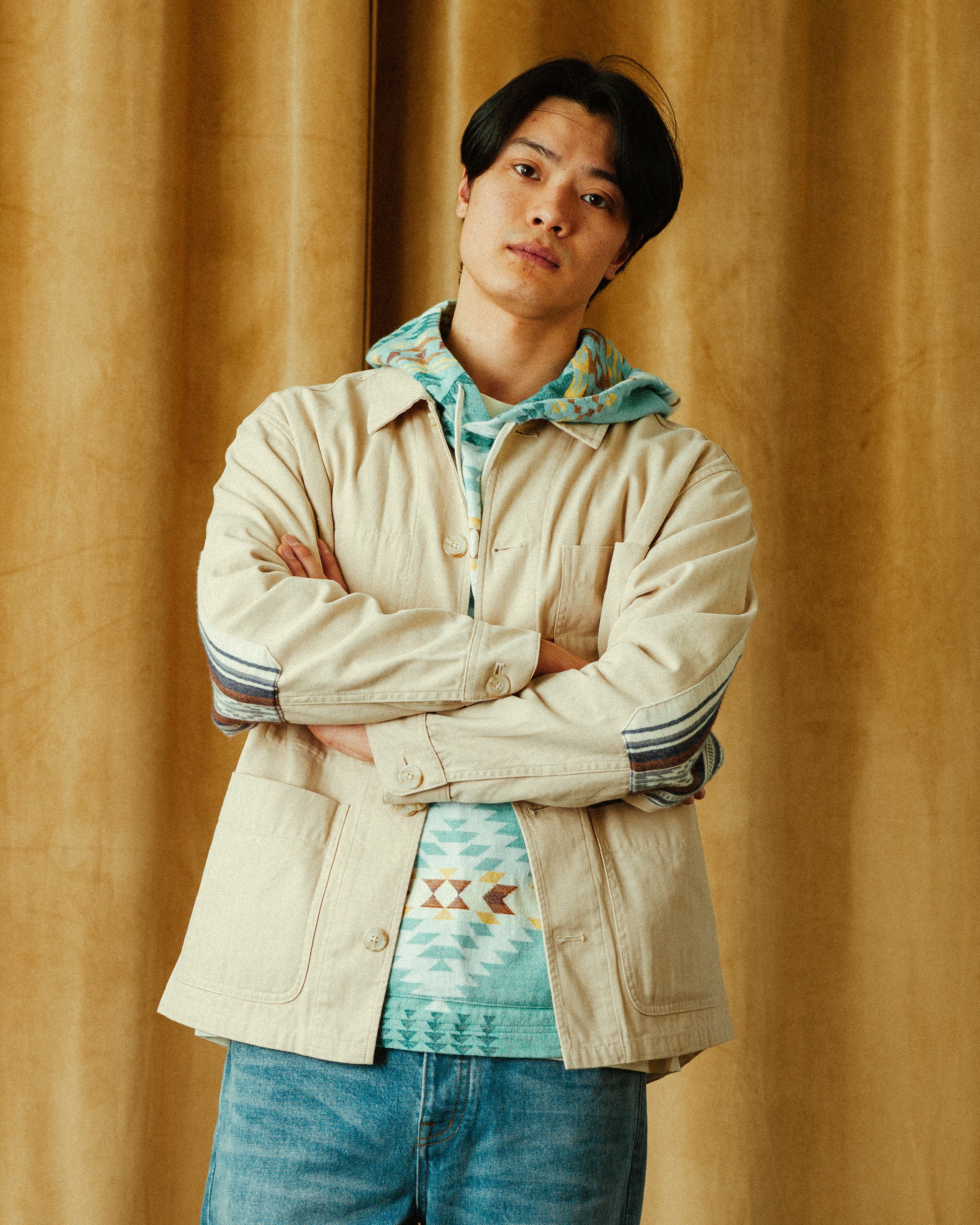 Patchwork Chore Jacket - Mojave