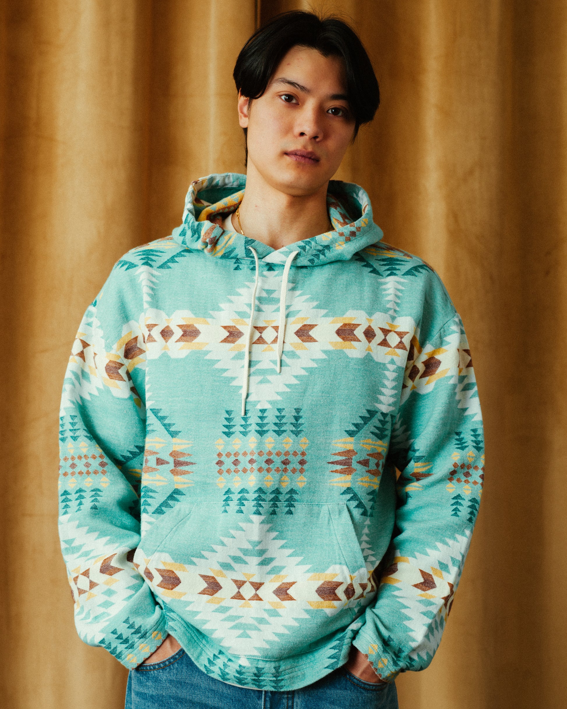 Jacquard Beach Hoodie - Rancho Arroyo