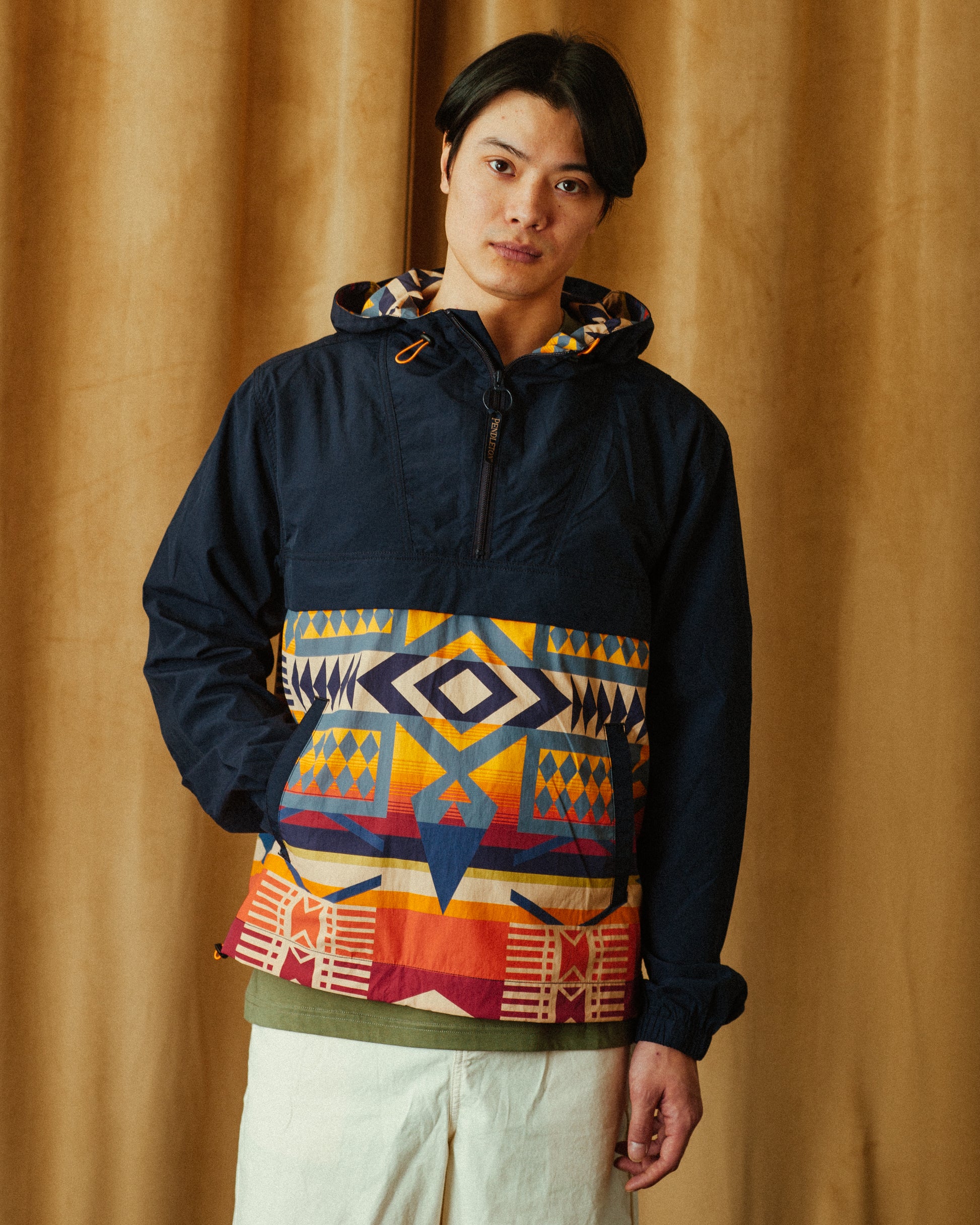 Popover Anorak - Navy/Fire Legend