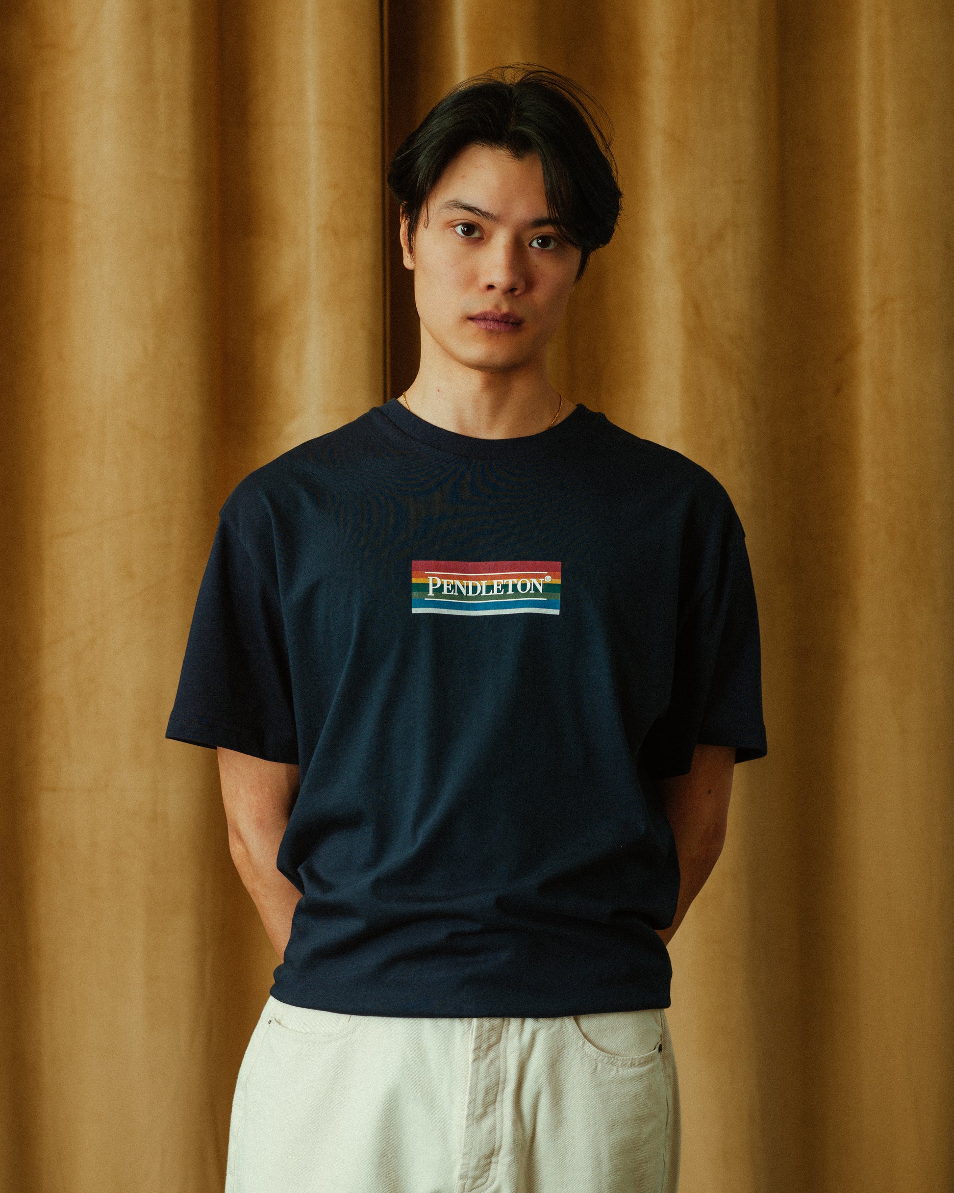 T-shirt Box - Bleu marine/Cratère Lake