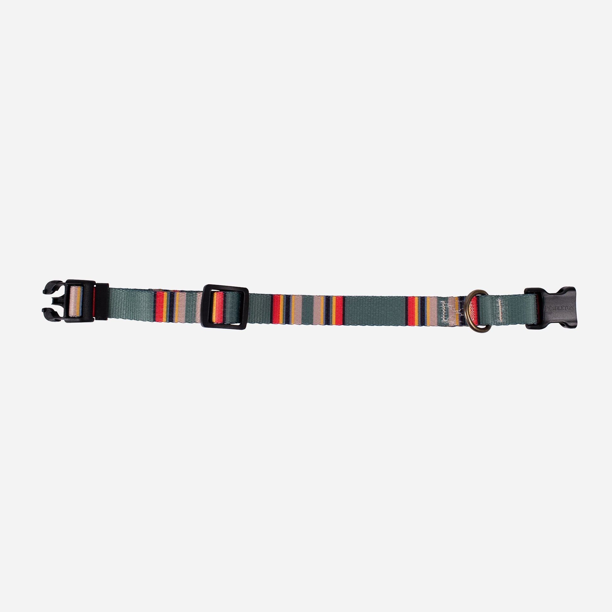 Vintage Camp Dog Collar - Green Heather