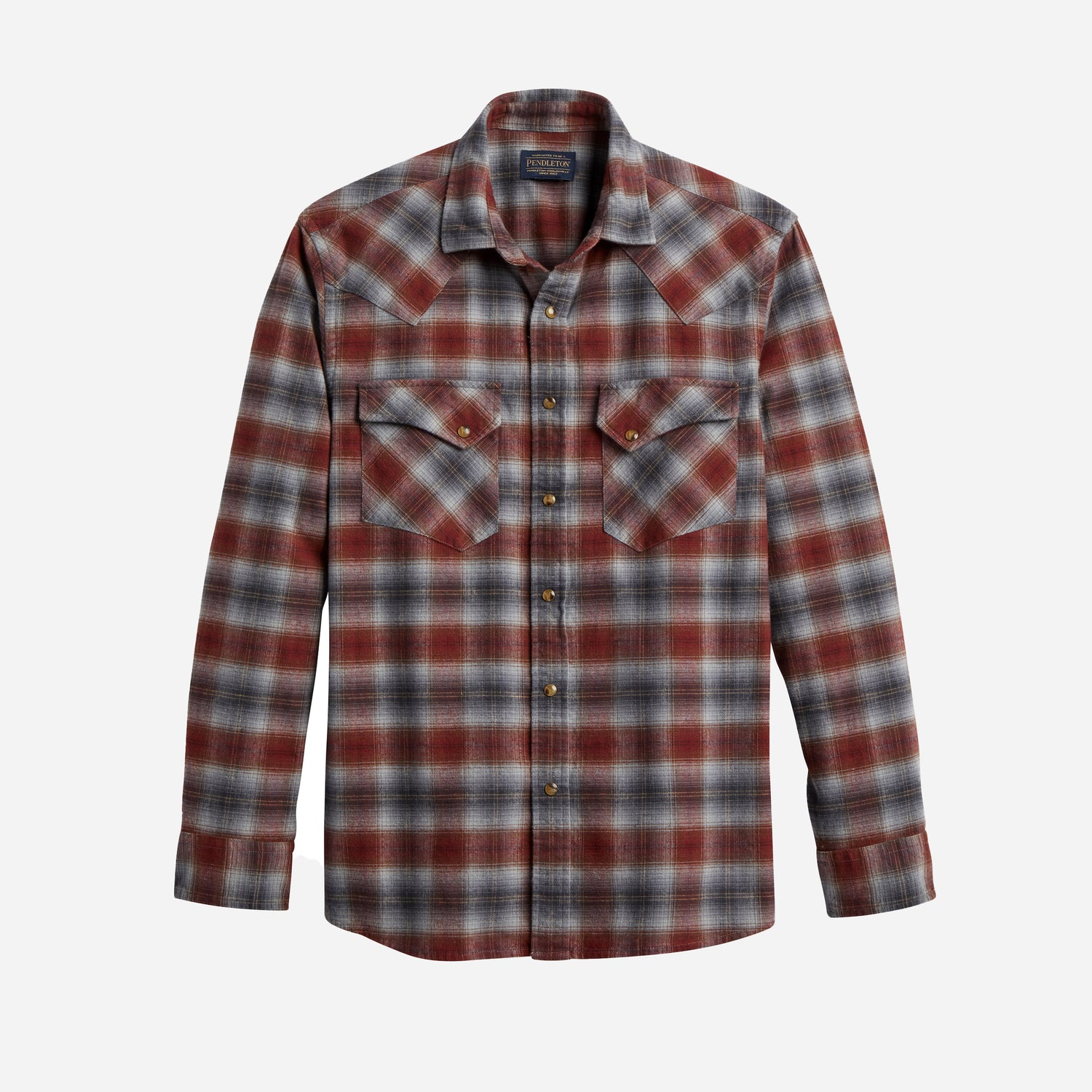 Wyatt Shirt - Charcoal / Red Plaid