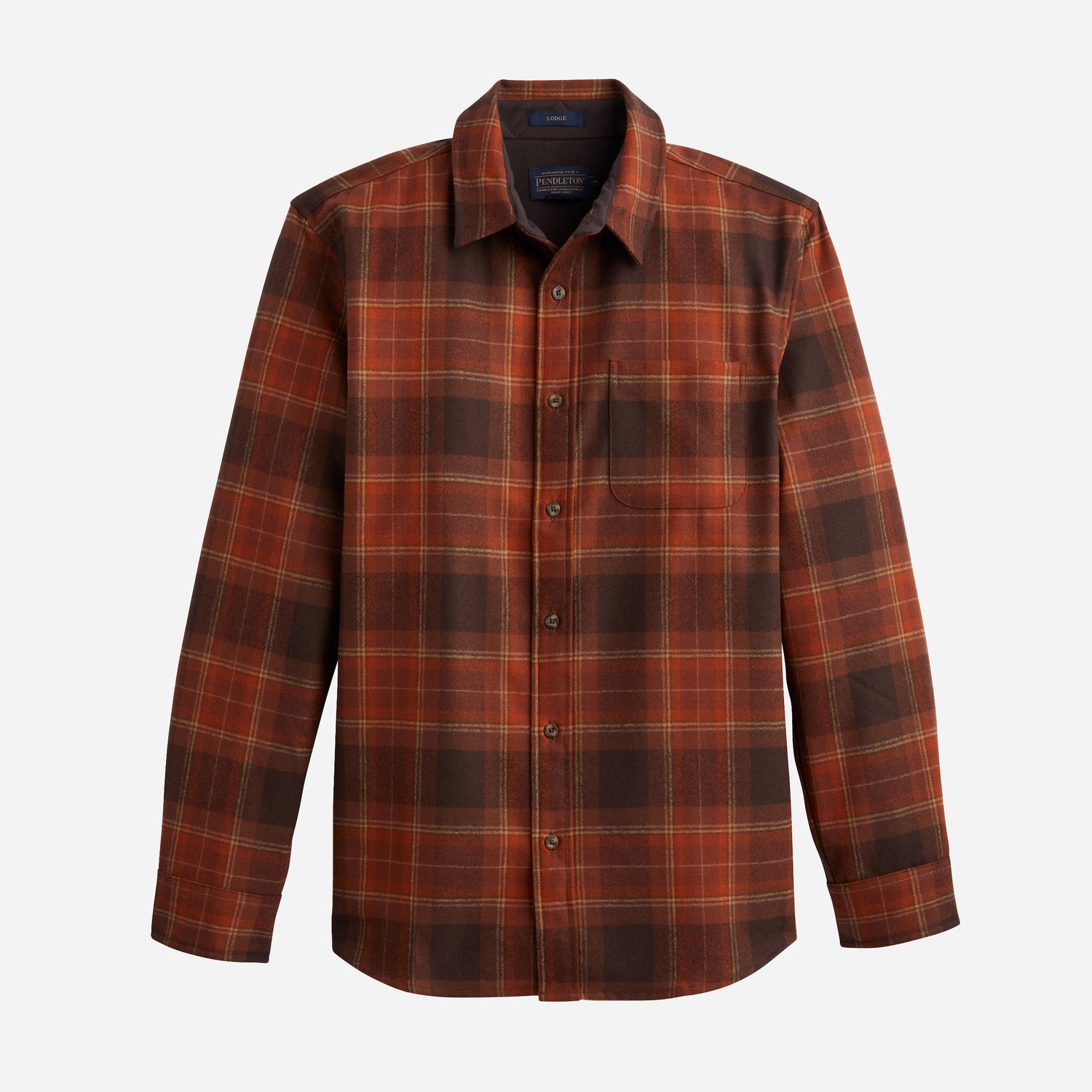 Lodge Shirt - Brown Plaid