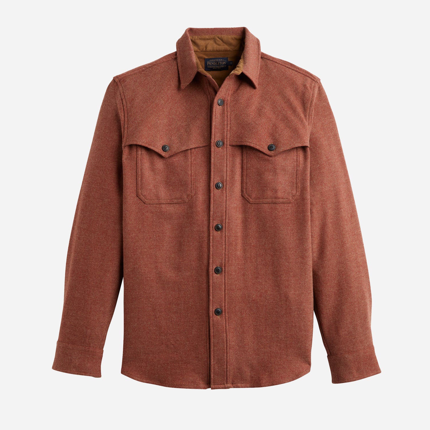 Weston Shirt - Red / Tan Mix Twill
