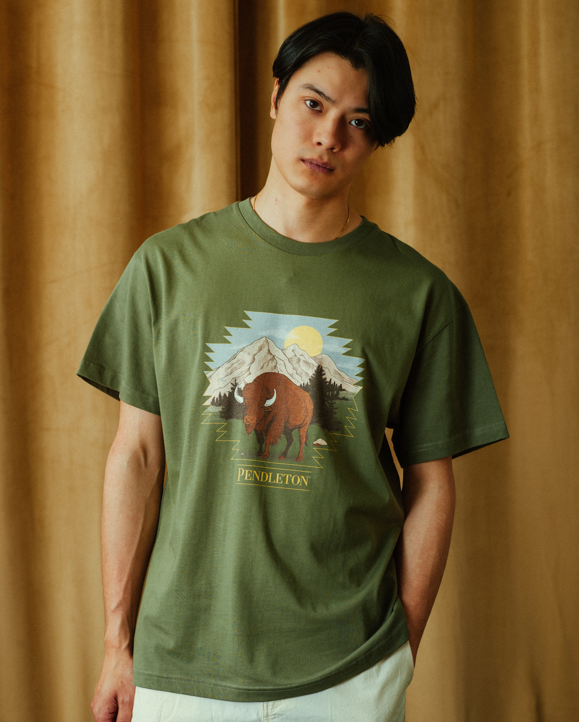 T-shirt Buffalo - Olive