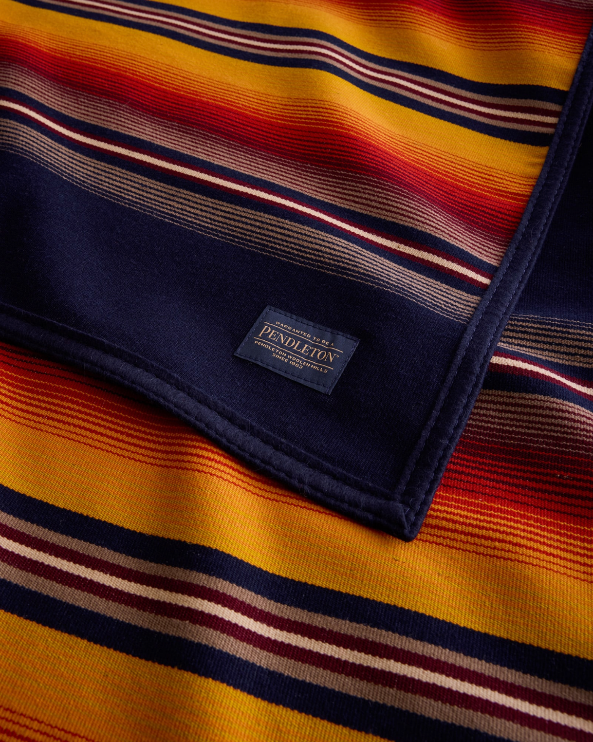 Serape Robe - Navy