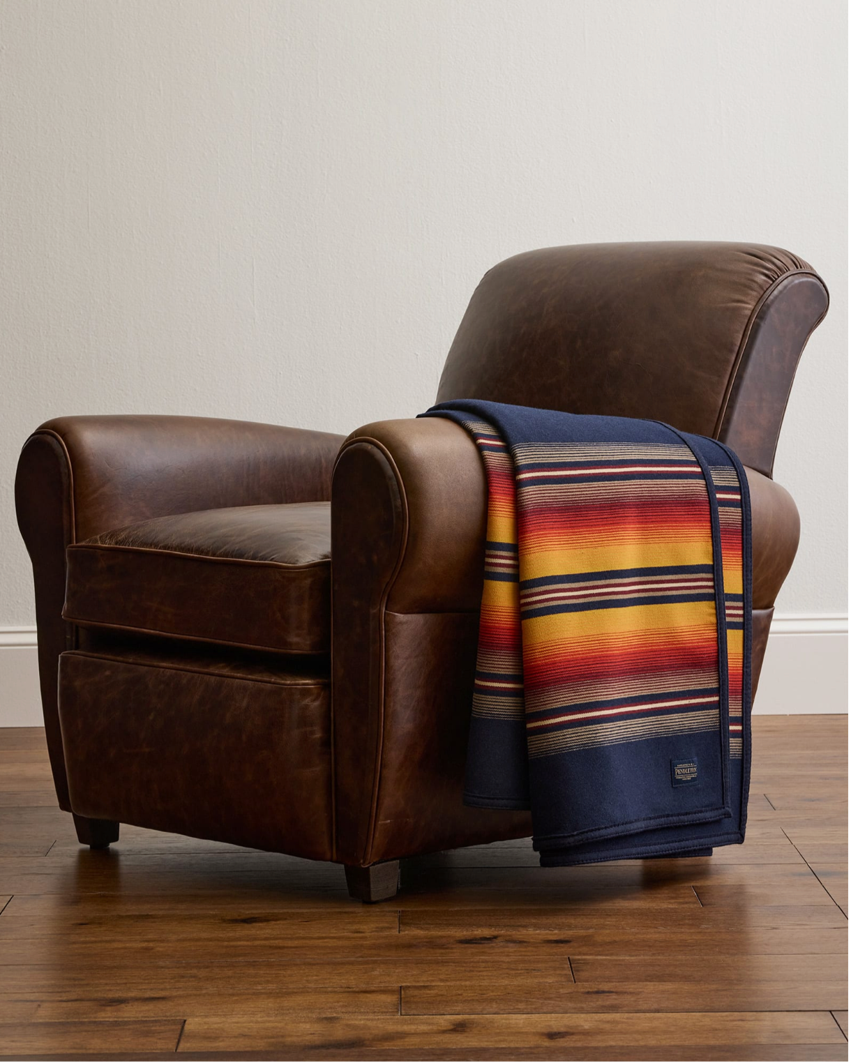 Serape Robe - Navy