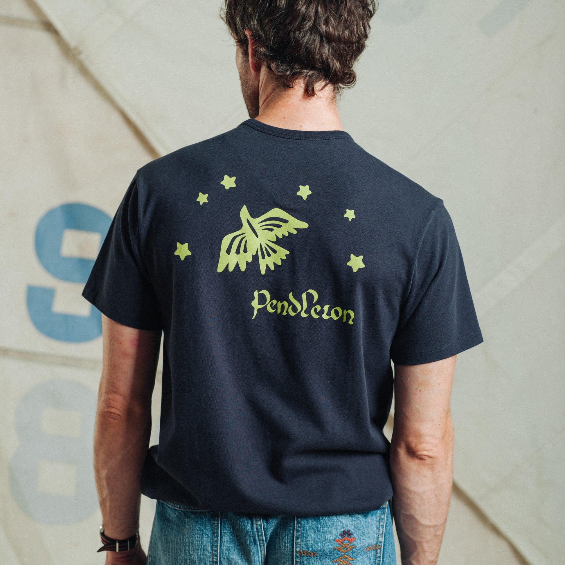Star Bird T-Shirt - Navy