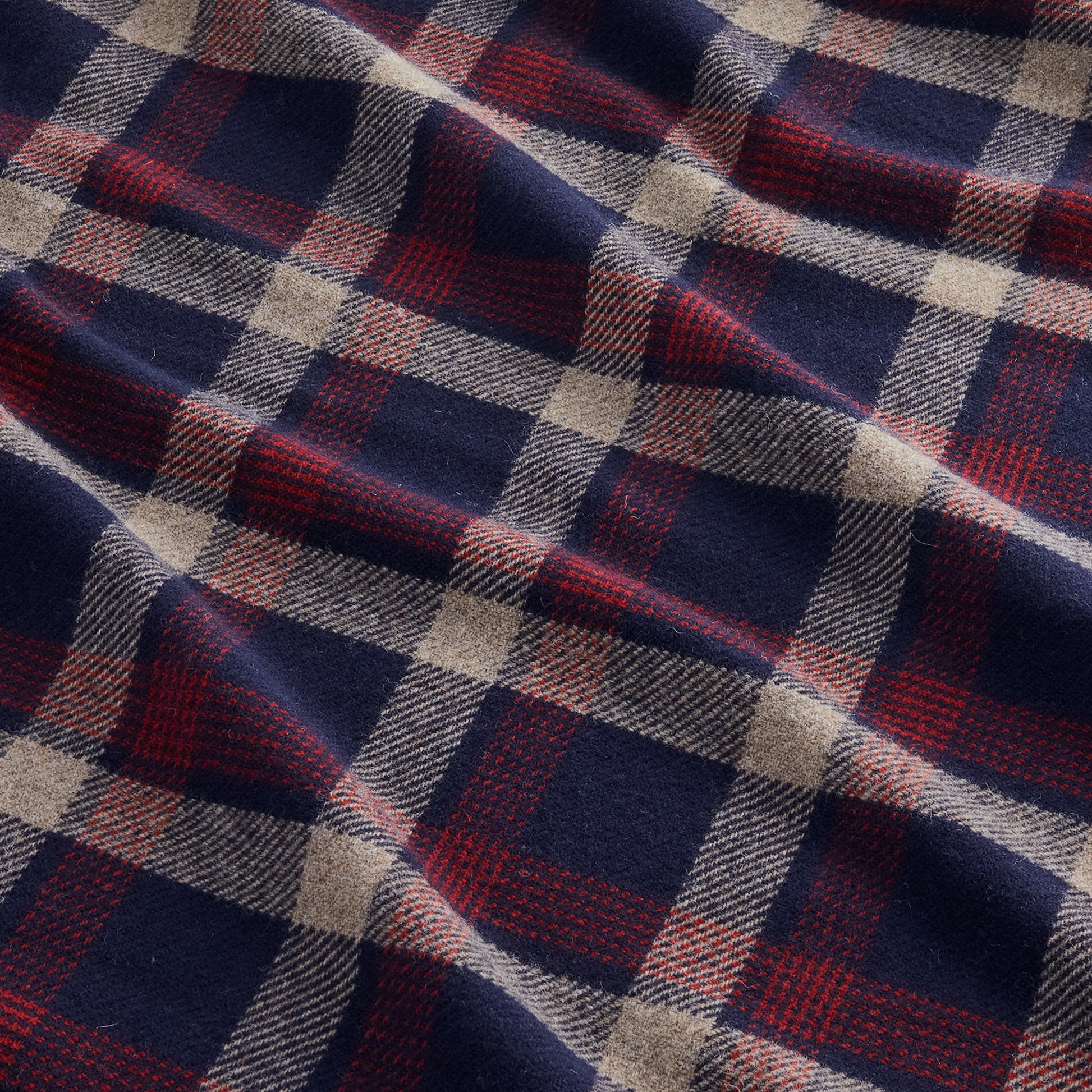 Eco - Wise Washable Throw - Kelso Plaid Navy