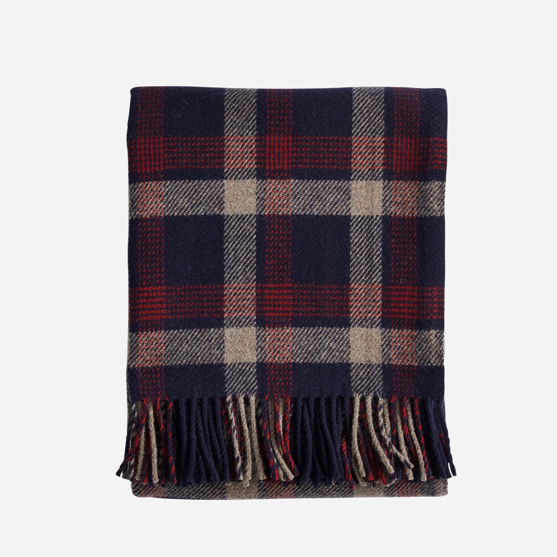 Eco - Wise Washable Throw - Kelso Plaid Navy