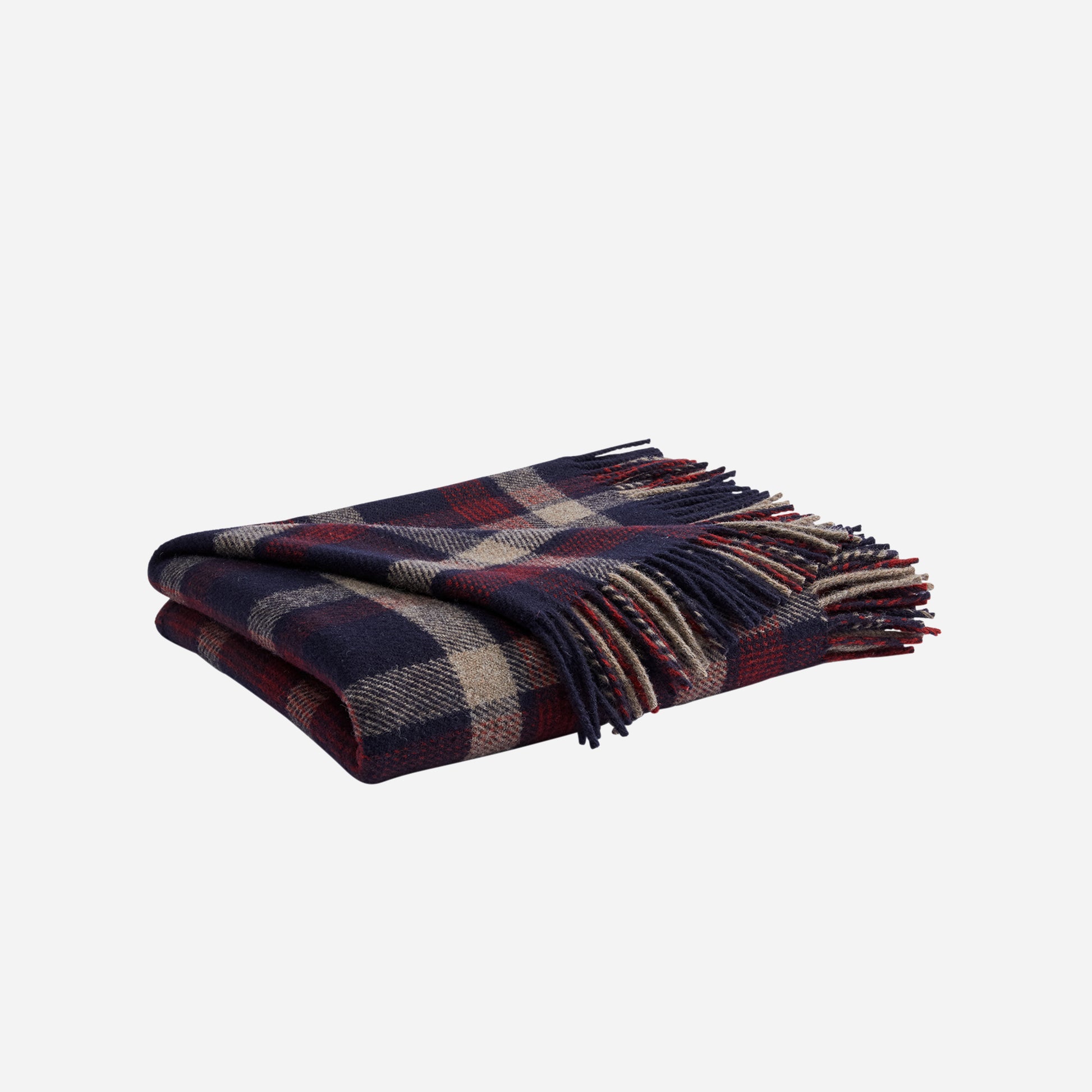 Eco - Wise Washable Throw - Kelso Plaid Navy