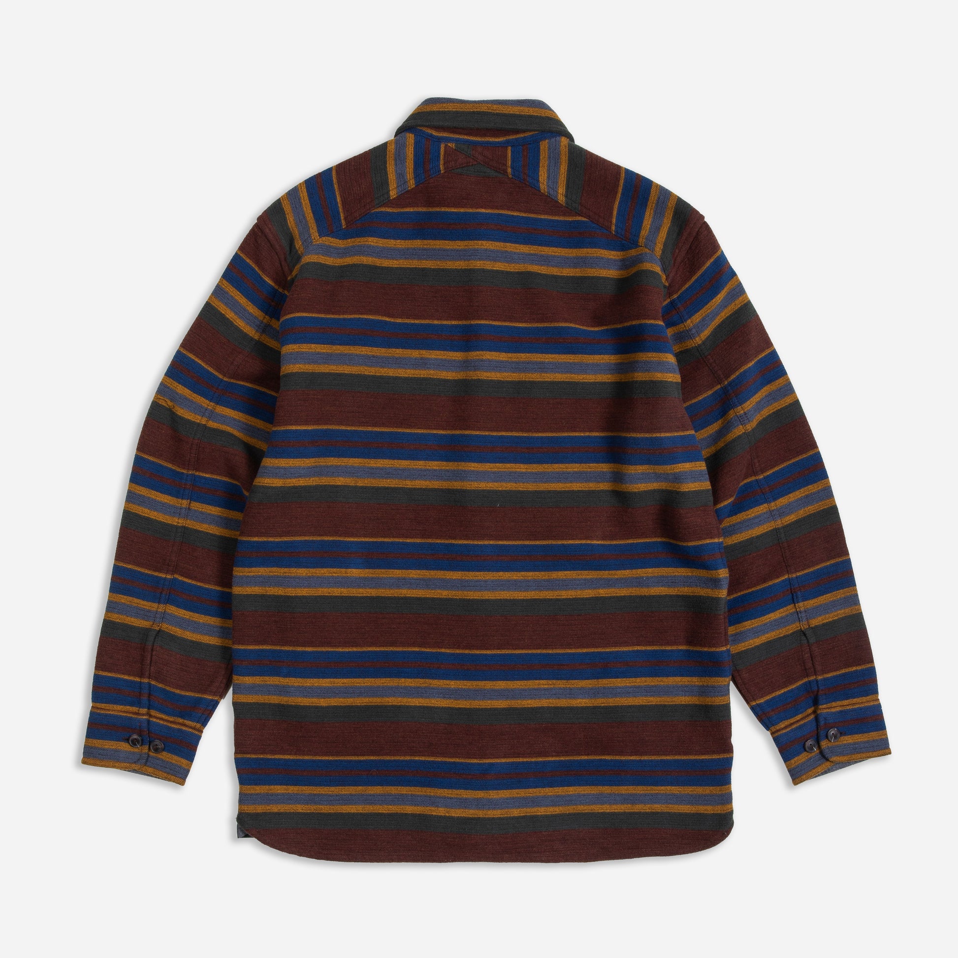 Driftwood Beach Shirt – Yakima Stripe Rust