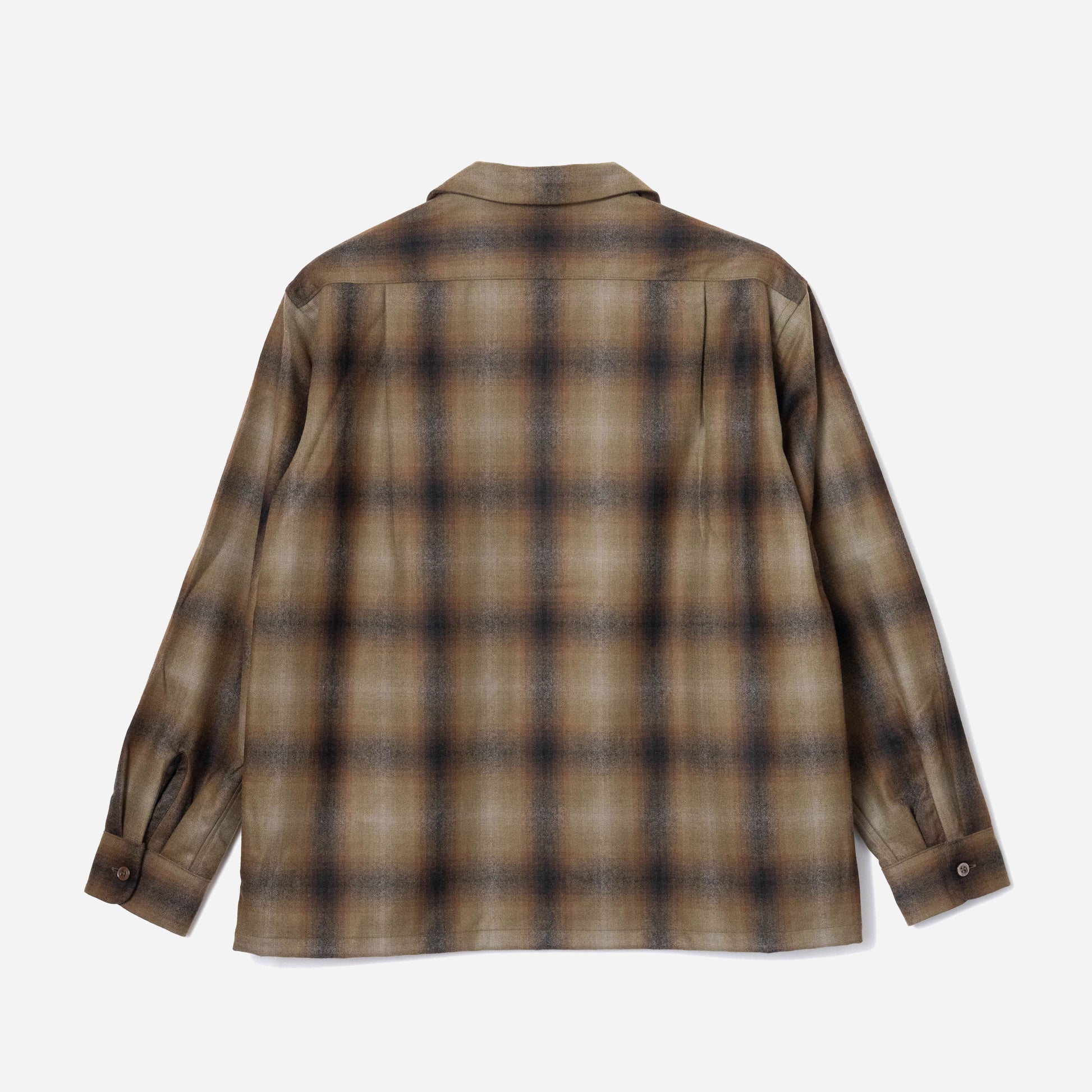 Crafted In Japan Wool Shirt - Brown/Beige