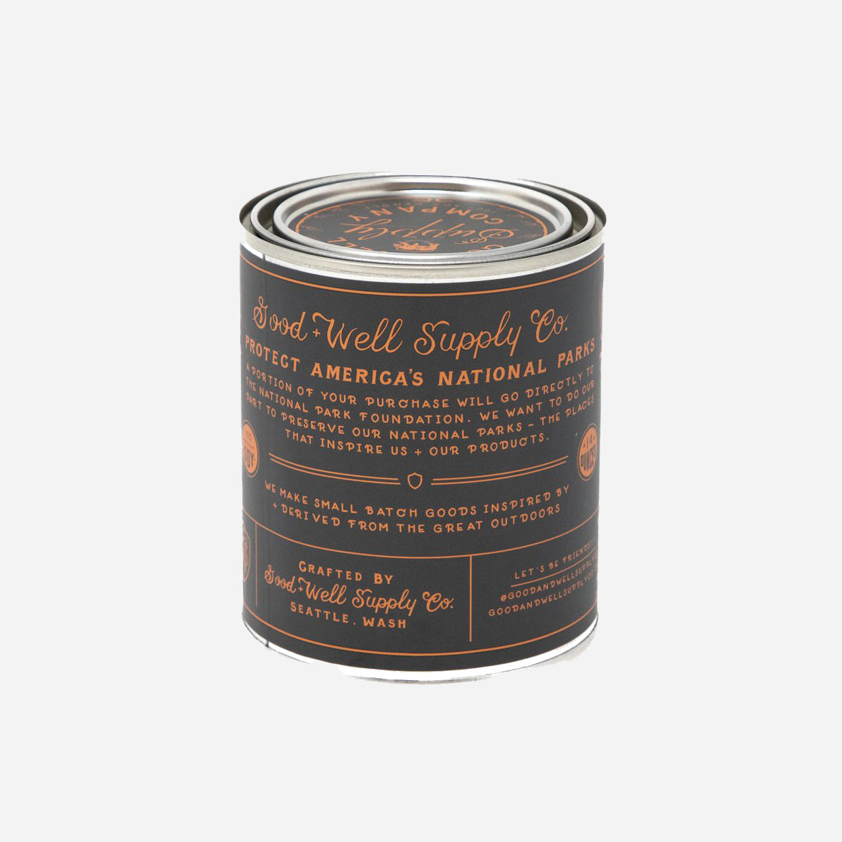 Bougies de soja du parc national de 8 oz - Yosemite