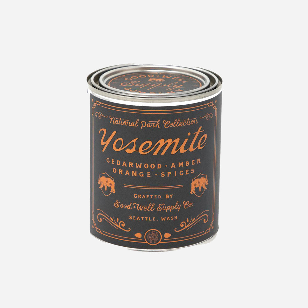 Bougies de soja du parc national de 8 oz - Yosemite