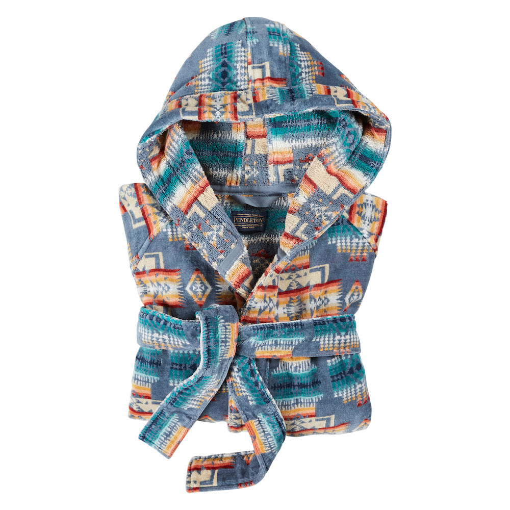 Pendleton Bath Robe - Chief Joseph / Slate