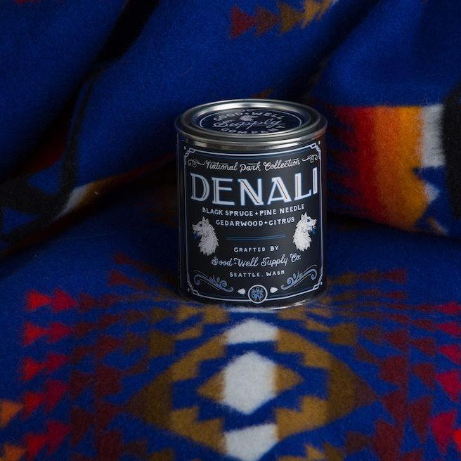 Bougies de soja du parc national de 8 oz - Denali