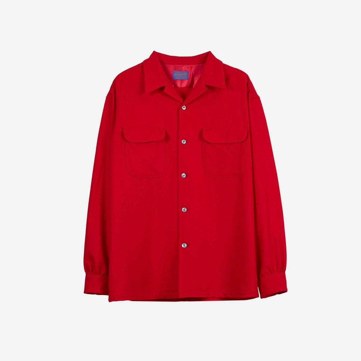 Made for Japan Open Collar Shirt - Red