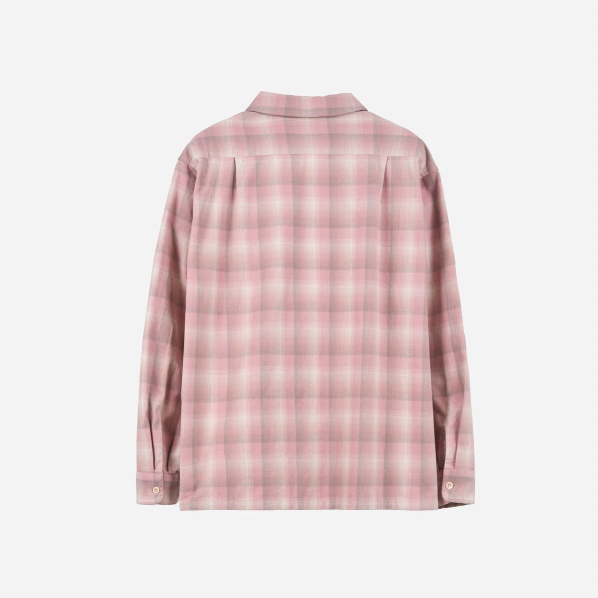 Made For Japan Open Collar Shirt - Peach/Ivory