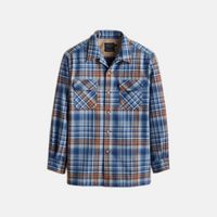 Board Shirt - Blue/Tan Ombre