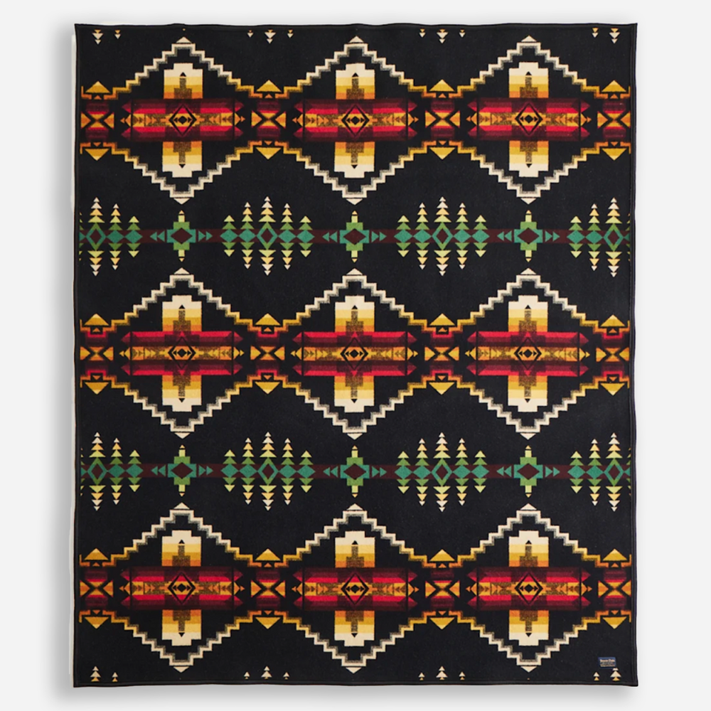 Jacquard Blanket - Four Corners