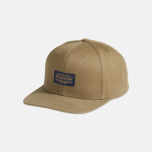 Logo Flat Brim Hat - Loden