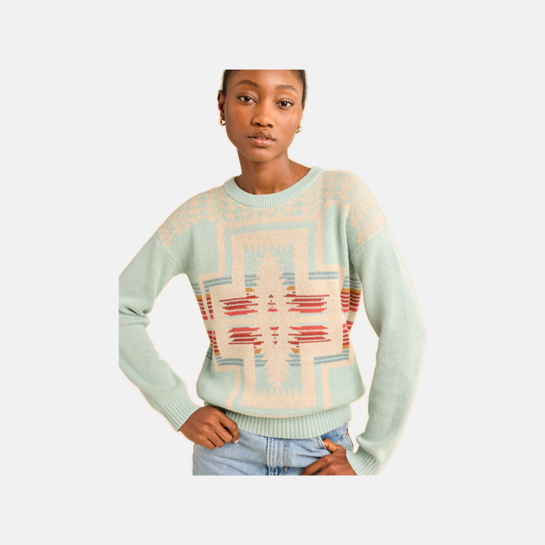 Montera Cotton Pullover - Grey Mist Multi