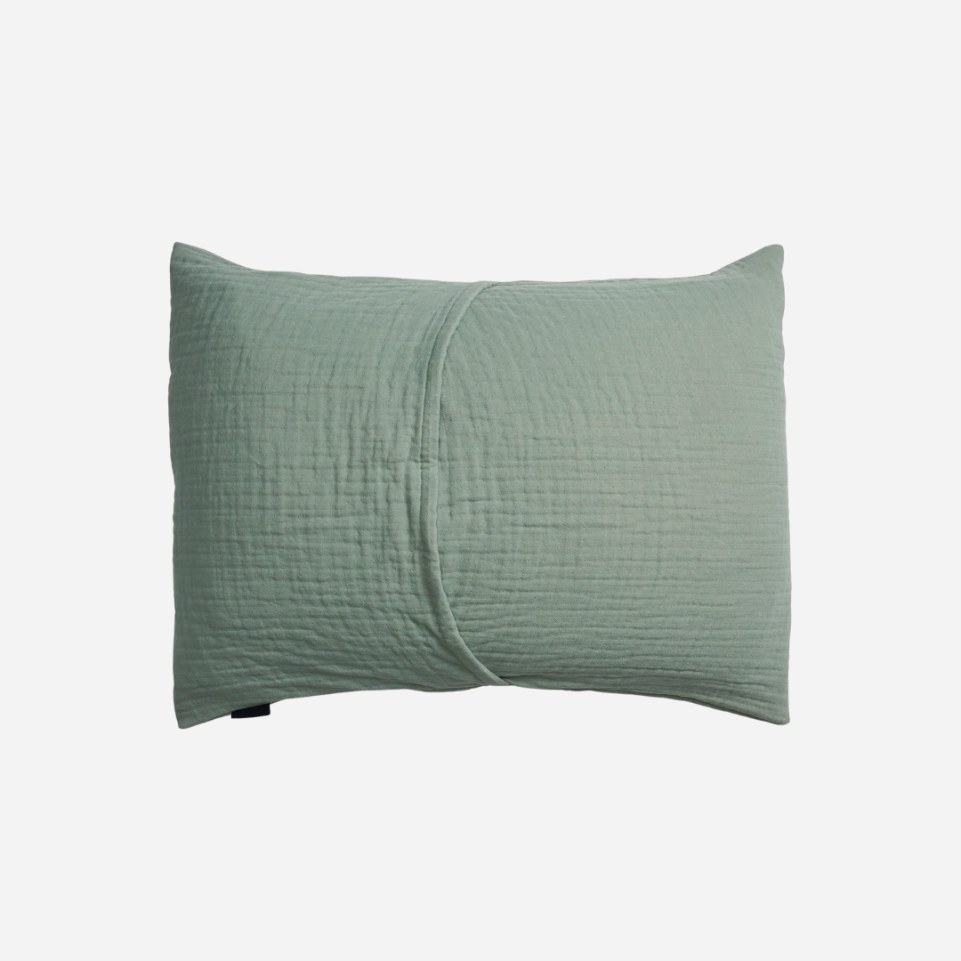 Organic Cotton Matelasse Sham - Quilted Star Shale