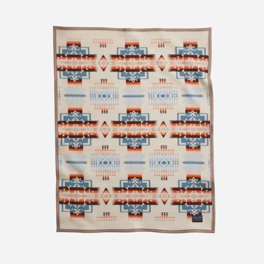 Chief Joseph Baby Blanket - Rosewood