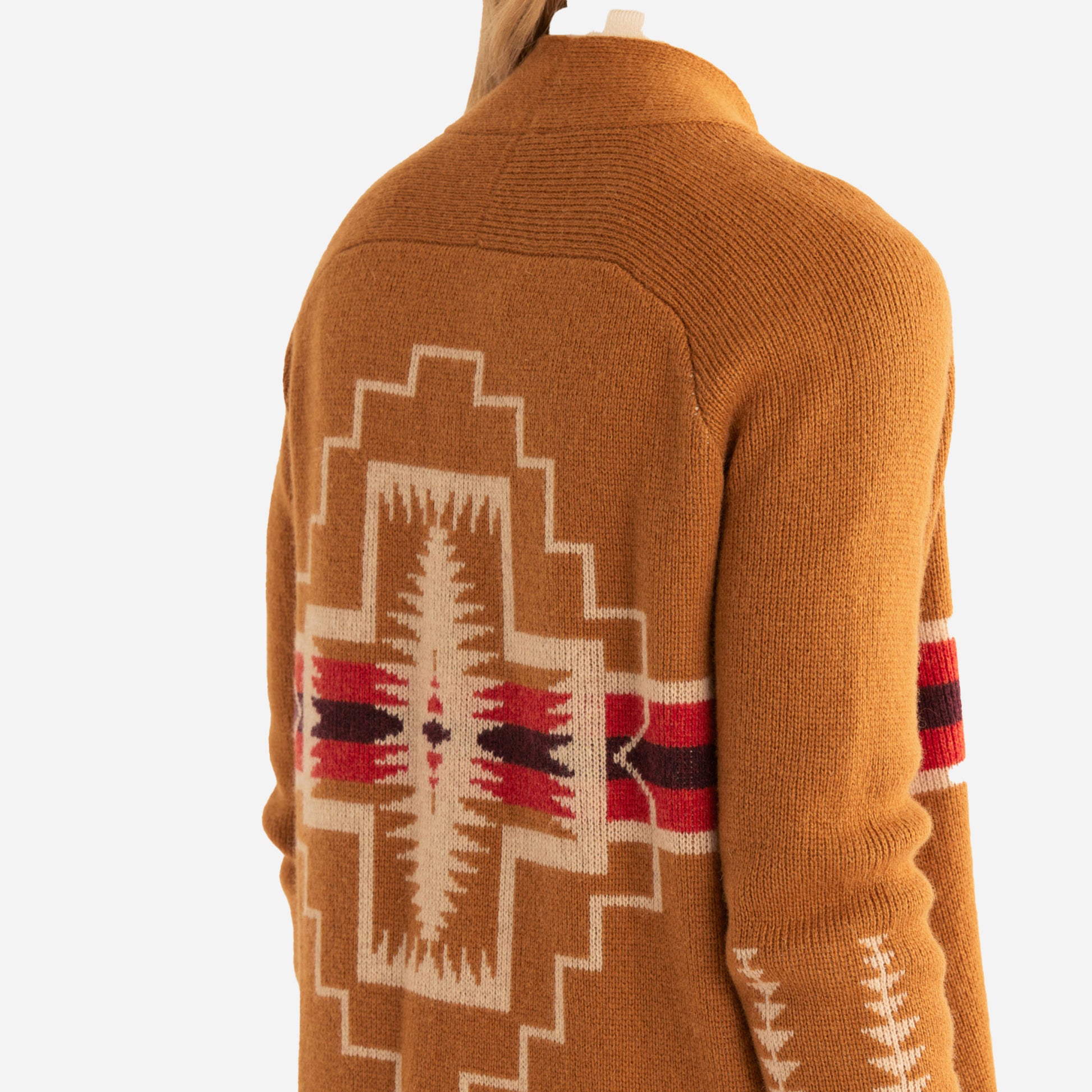 Long Duster Sweater - Medal Bronze Multi