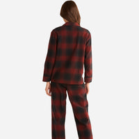 Ensemble pyjama pour femme - Rouge/Noir Ombre 