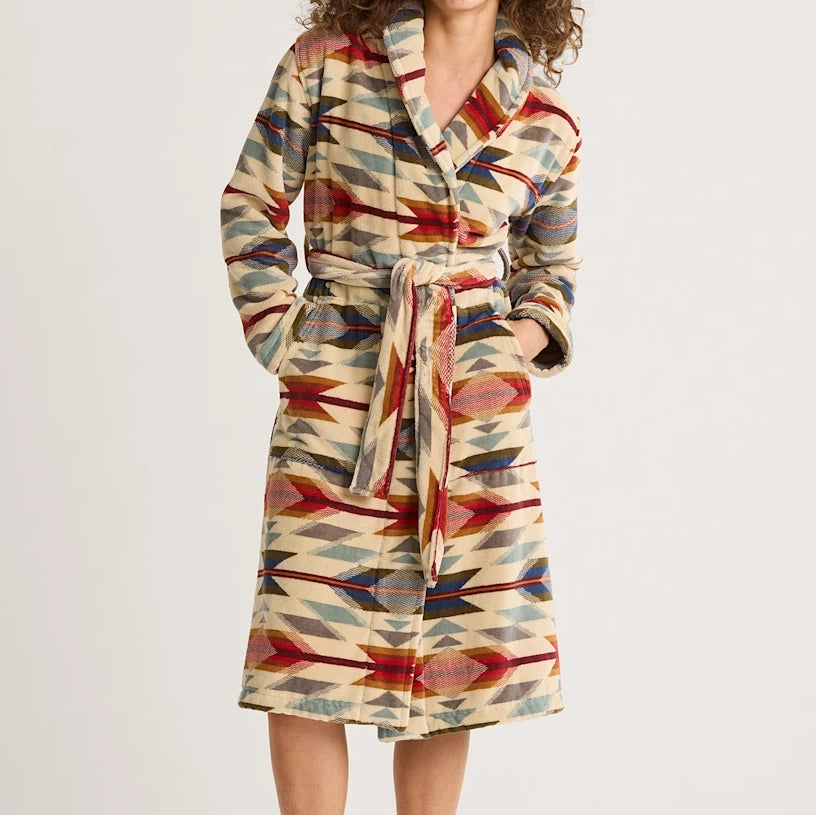 Women's Bath Robe - Wyeth Trail Oatmeal