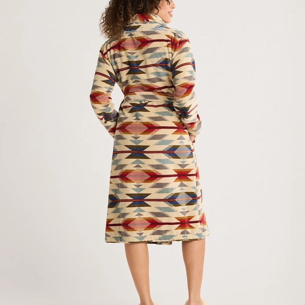 Women's Bath Robe - Wyeth Trail Oatmeal