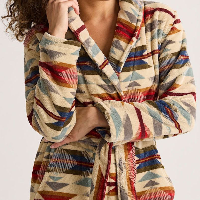 Women's Bath Robe - Wyeth Trail Oatmeal