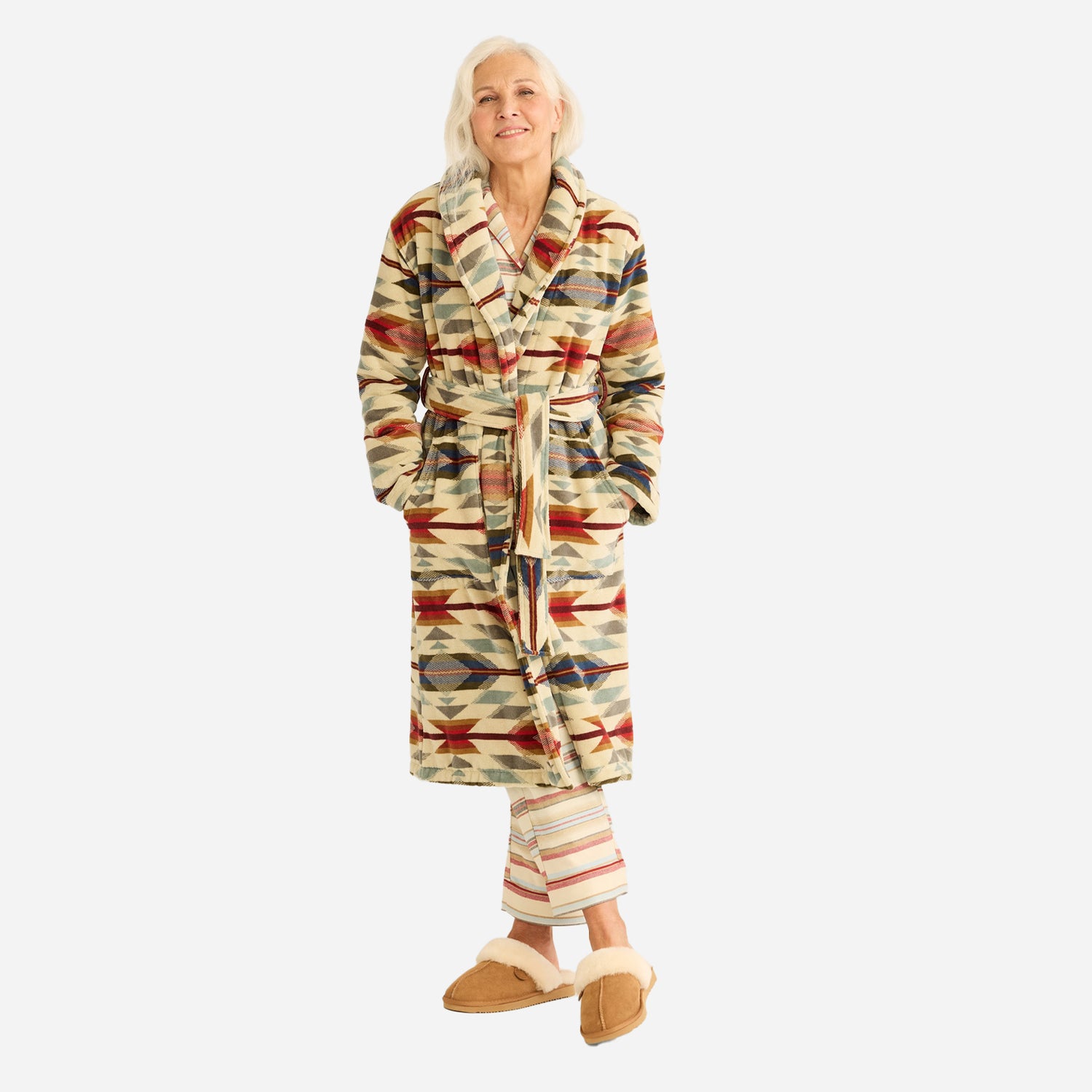 Womens Bath Robe - Wyeth Trail