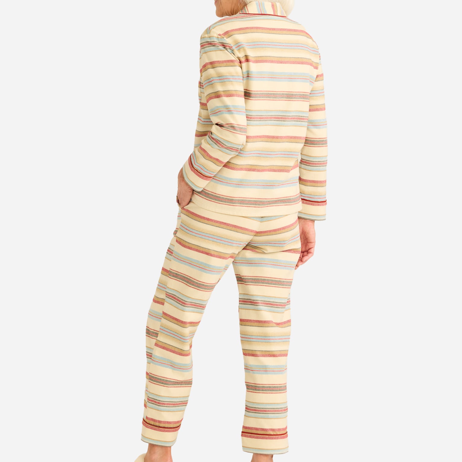 Women's Pajama Set - Ivory Bridger Stripe