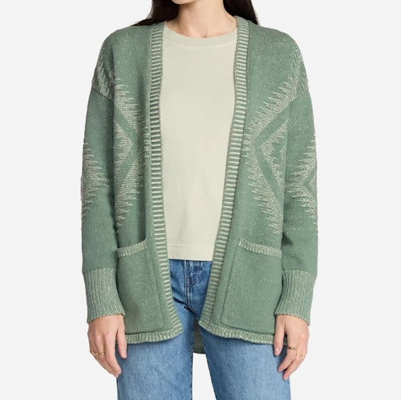Womens Sierra Springs Cardigan - Sage