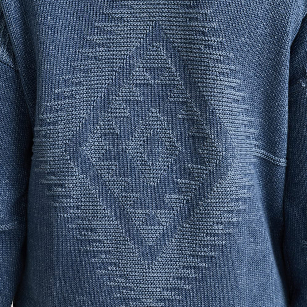 Women's Textured Sierra Springs Cardigan -  Navy