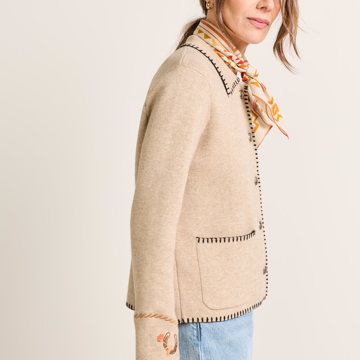 Women's Souvenir Cardigan - Oatmeal