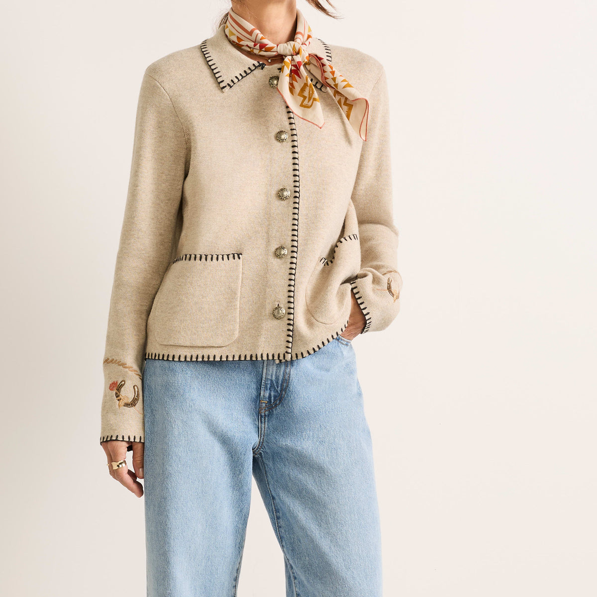 Women's Souvenir Cardigan - Oatmeal