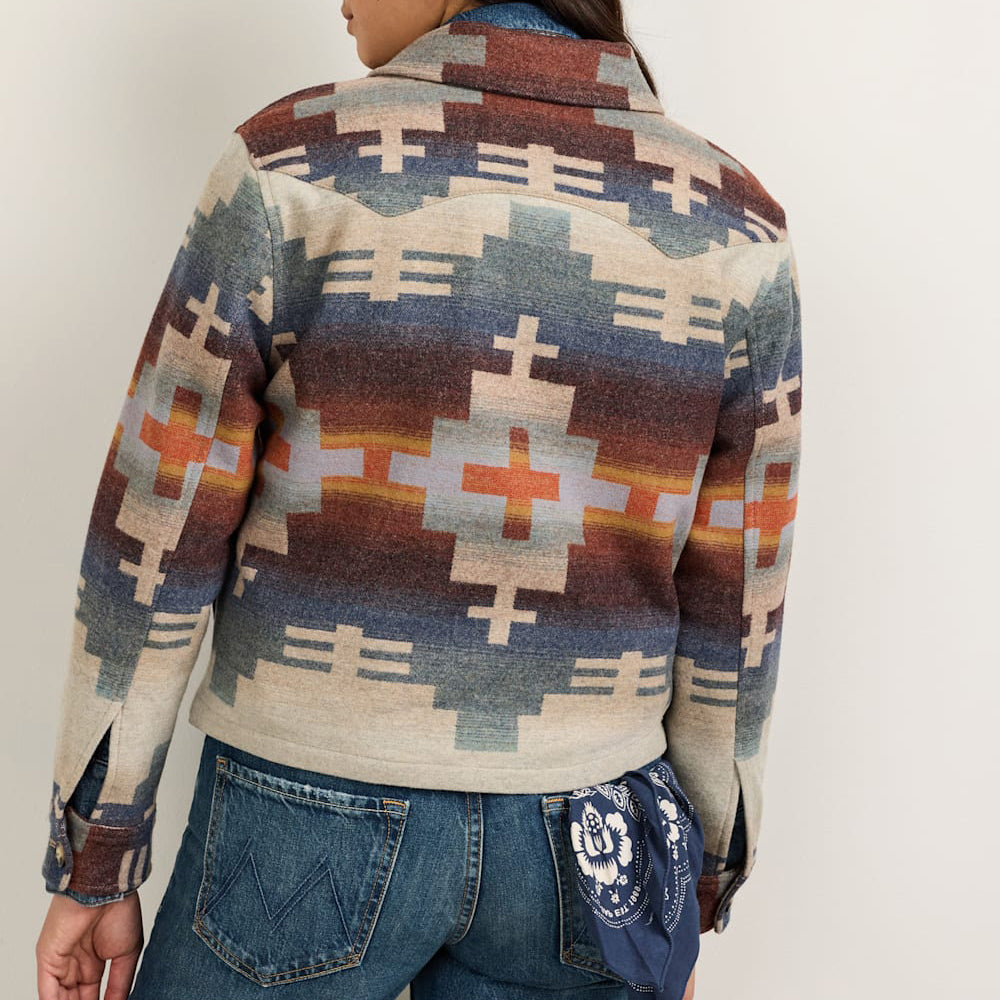 Women's Dakota Western Jacket - Shiprock Blue