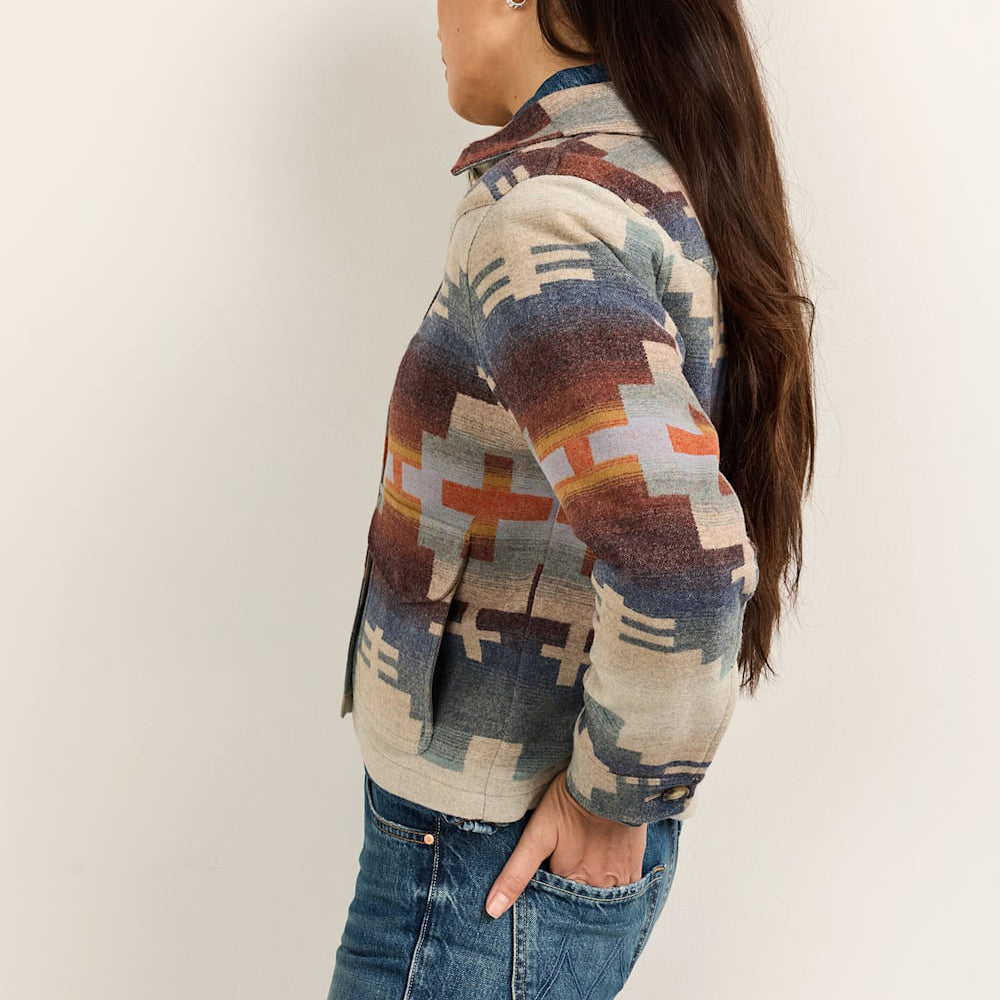 Women's Dakota Western Jacket - Shiprock Blue