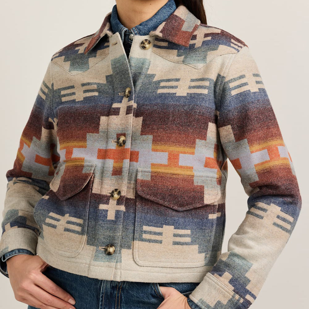 Women's Dakota Western Jacket - Shiprock Blue