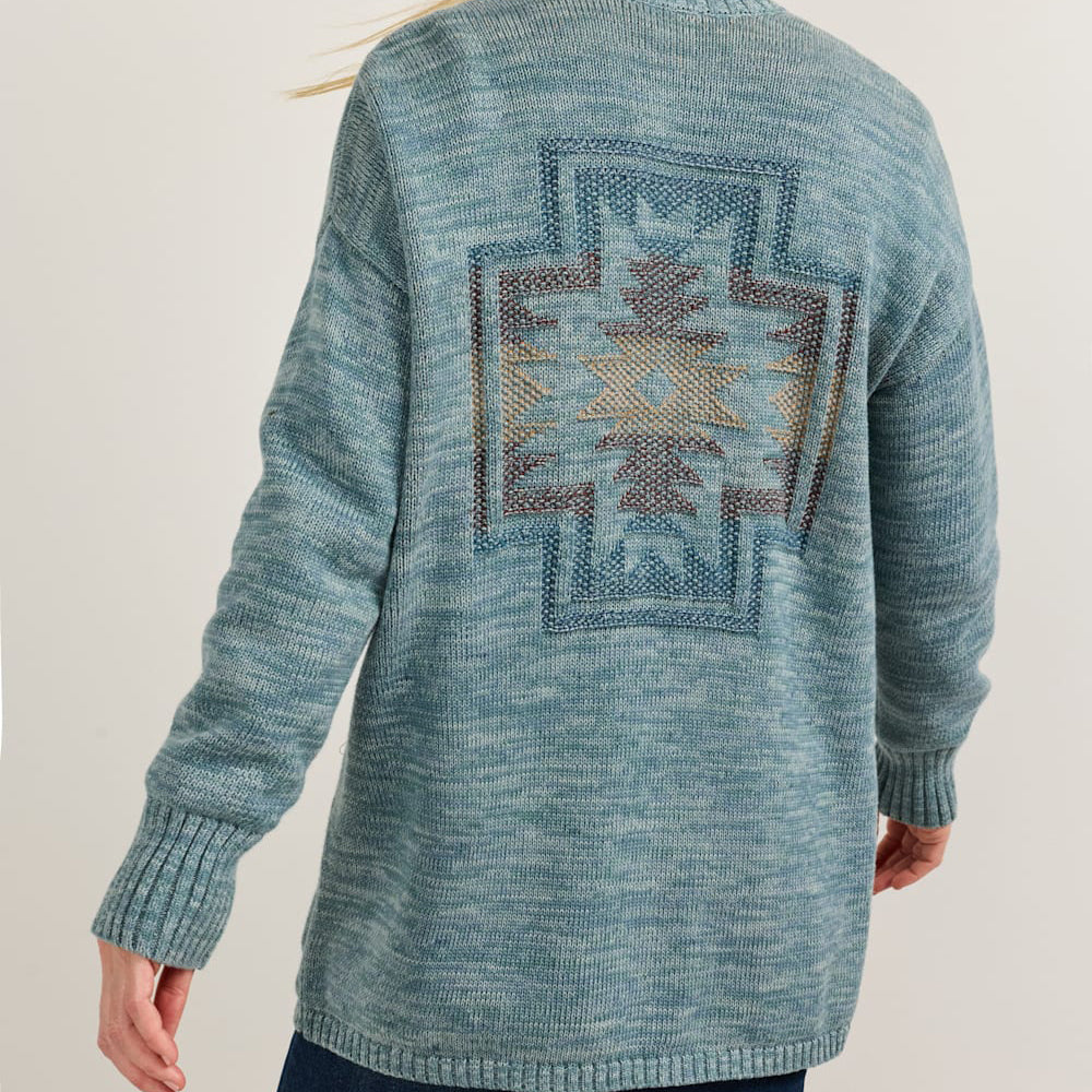 Women's Sierra Springs Cardigan - Blue Mix