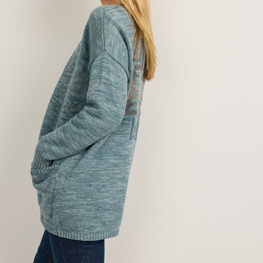 Women's Sierra Springs Cardigan - Blue Mix
